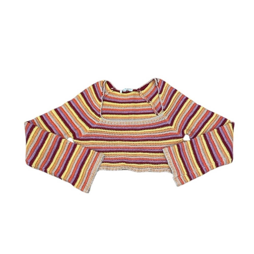 Emory park cropped bell sleeve sweater